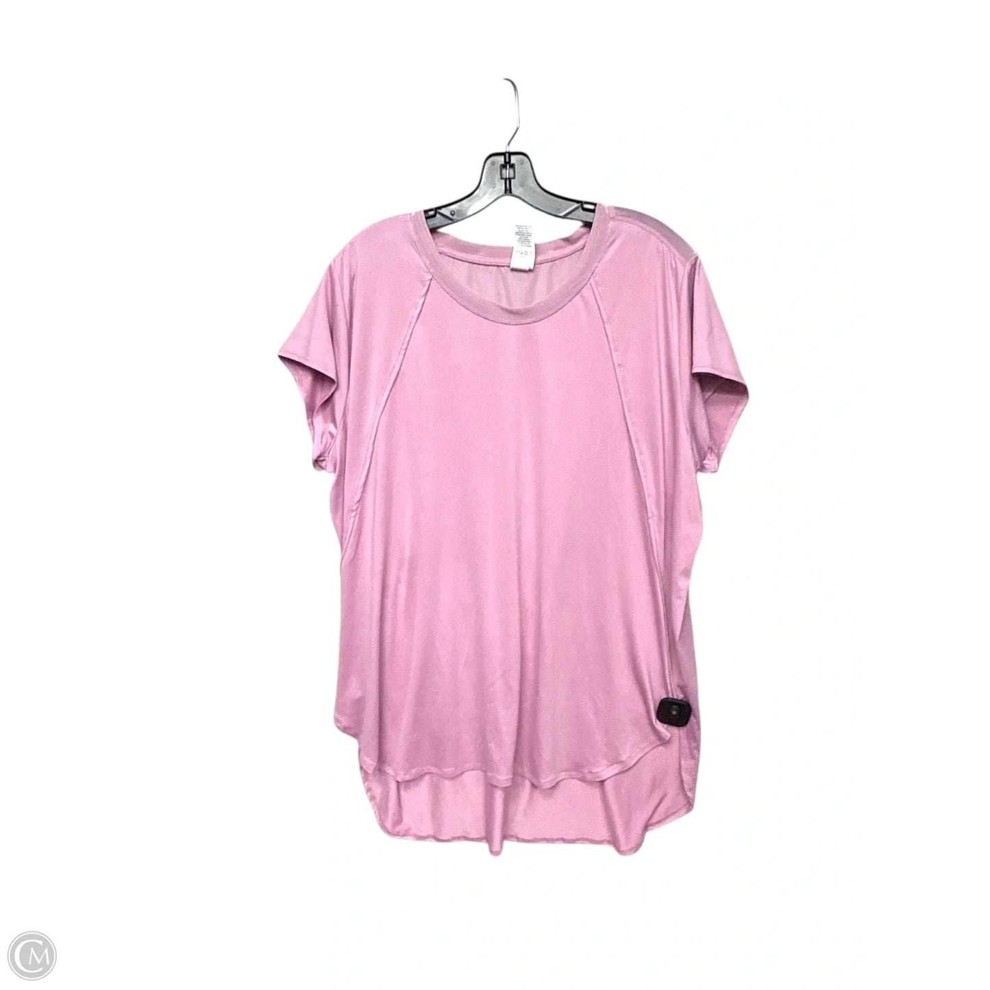 Athletic Top Short Sleeve By Champion In Pink, Size: Xxl