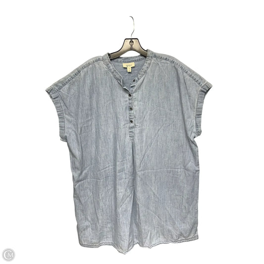 Dress Casual Short By Style And Co Collection Women In Blue, Size: 3x