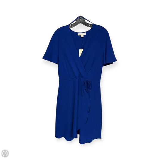 Dress Casual Midi By Monteau In Blue, Size: Xl