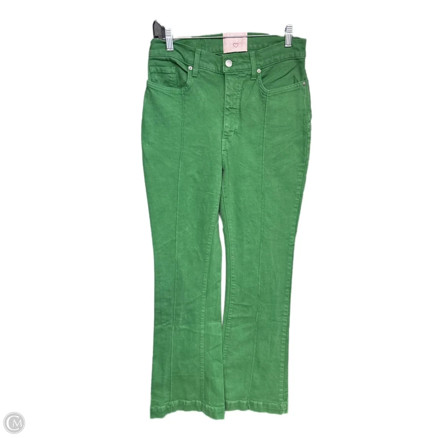 Jeans Flared By Clothes Mentor In Green, Size: 30