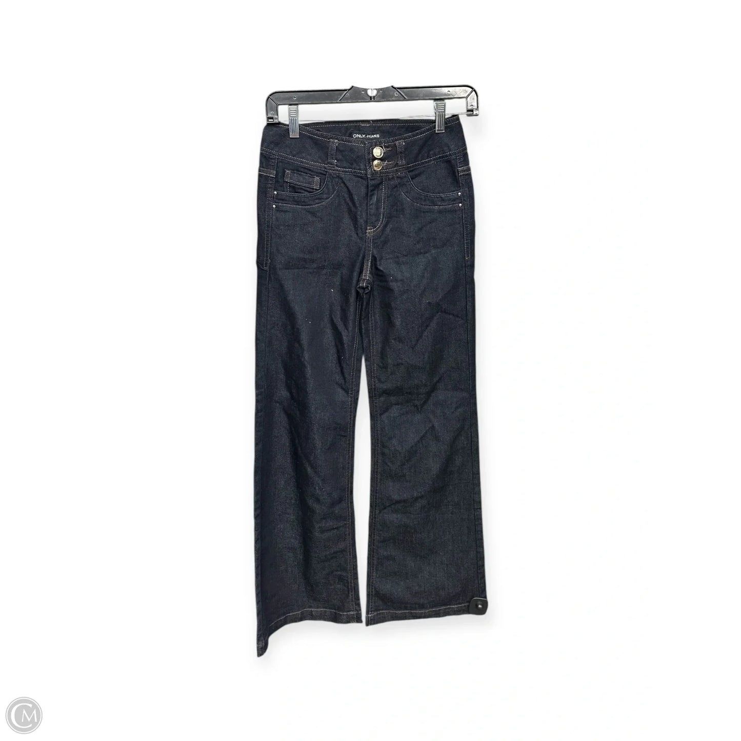 Jeans Flared By Clothes Mentor In Blue Denim, Size: 26