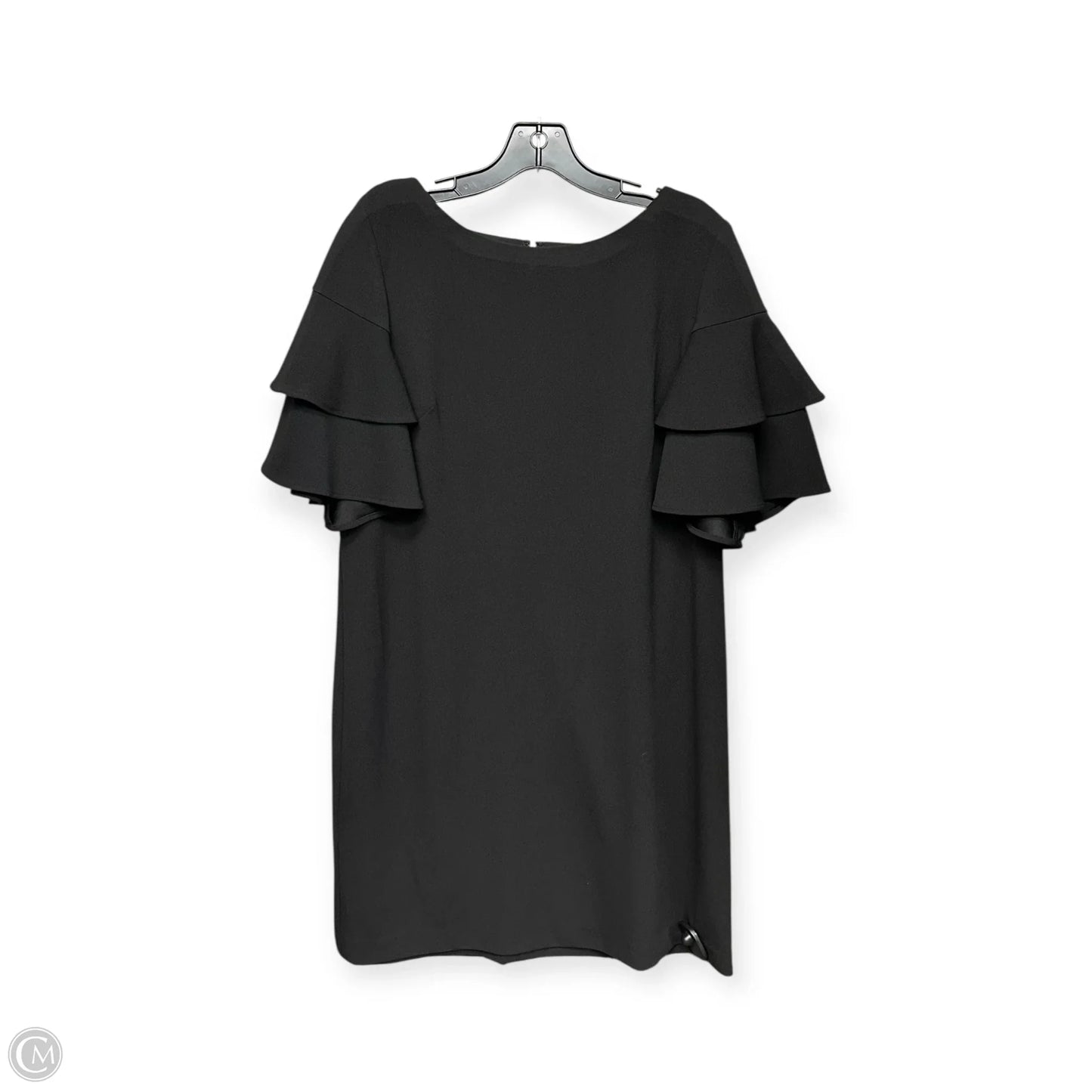 Dress Casual Midi By Calvin Klein In Black, Size: 14