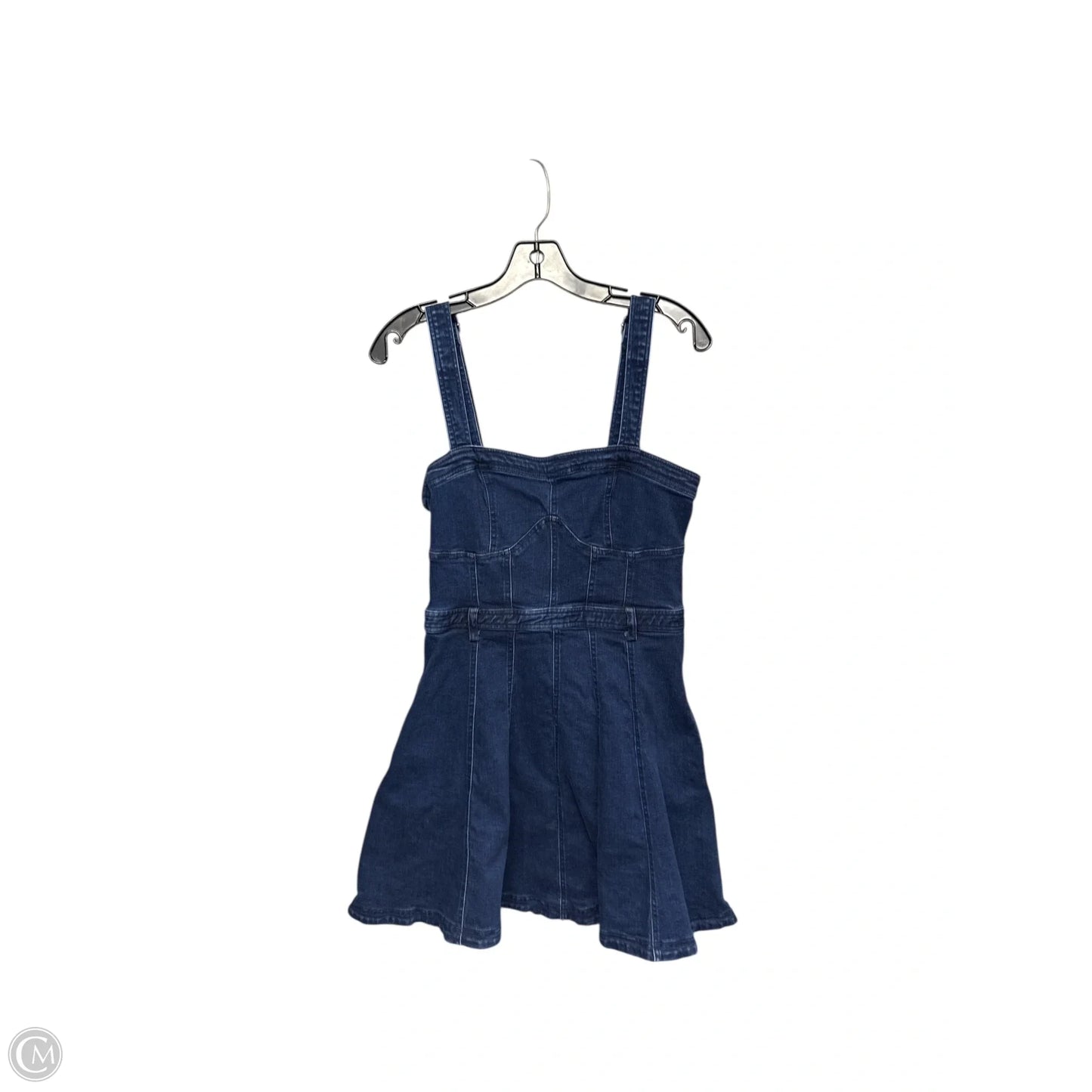 Dress Casual Midi By Free People In Blue Denim, Size: M