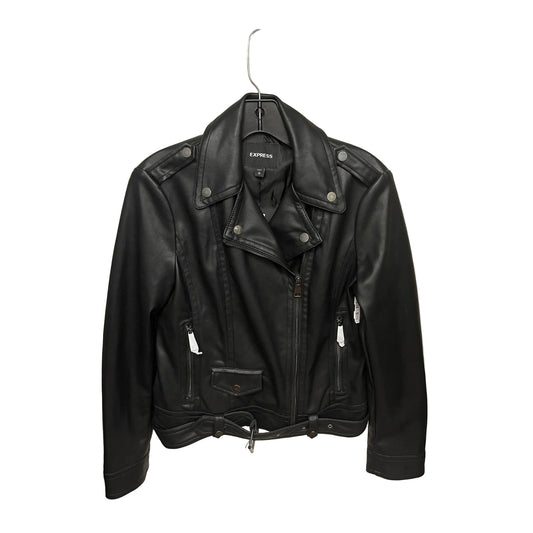 Jacket Moto By Express In Black, Size: S
