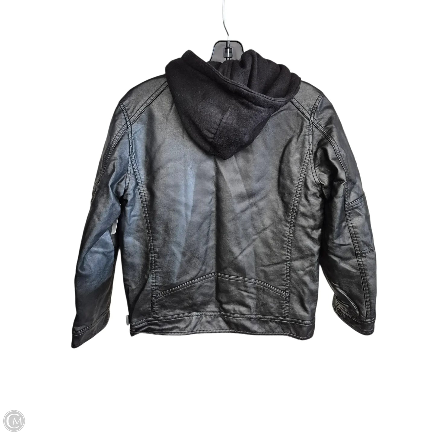 Jacket Moto By Black Rivet In Black, Size: L