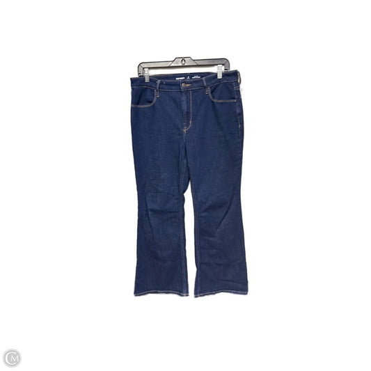 Jeans Flared By Old Navy In Blue Denim, Size: 12