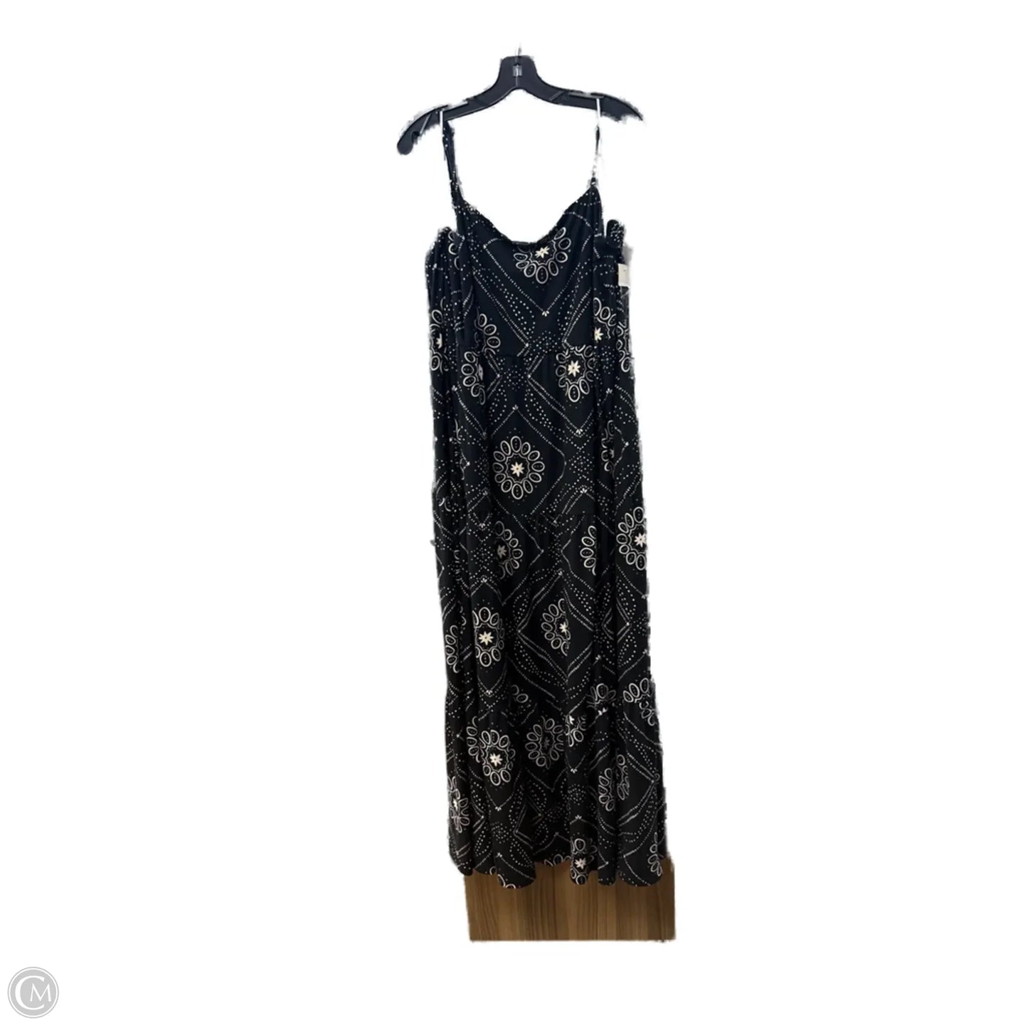 Dress Casual Maxi By So In Black & Cream, Size: 3x