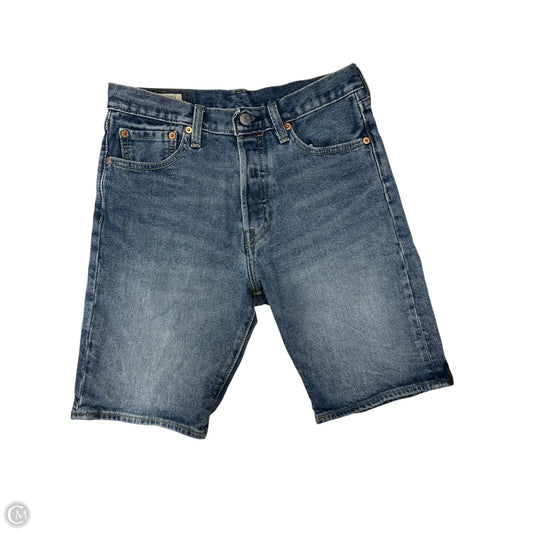 Shorts By Levis In Blue Denim, Size: M