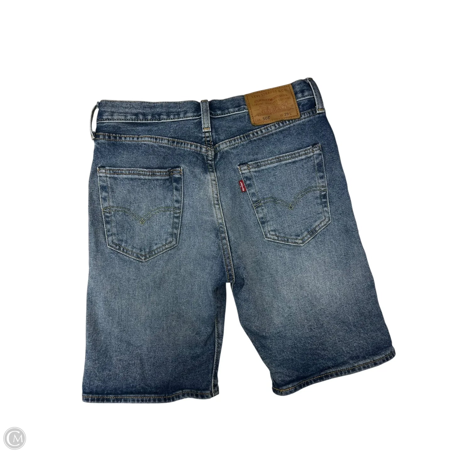 Shorts By Levis In Blue Denim, Size: M