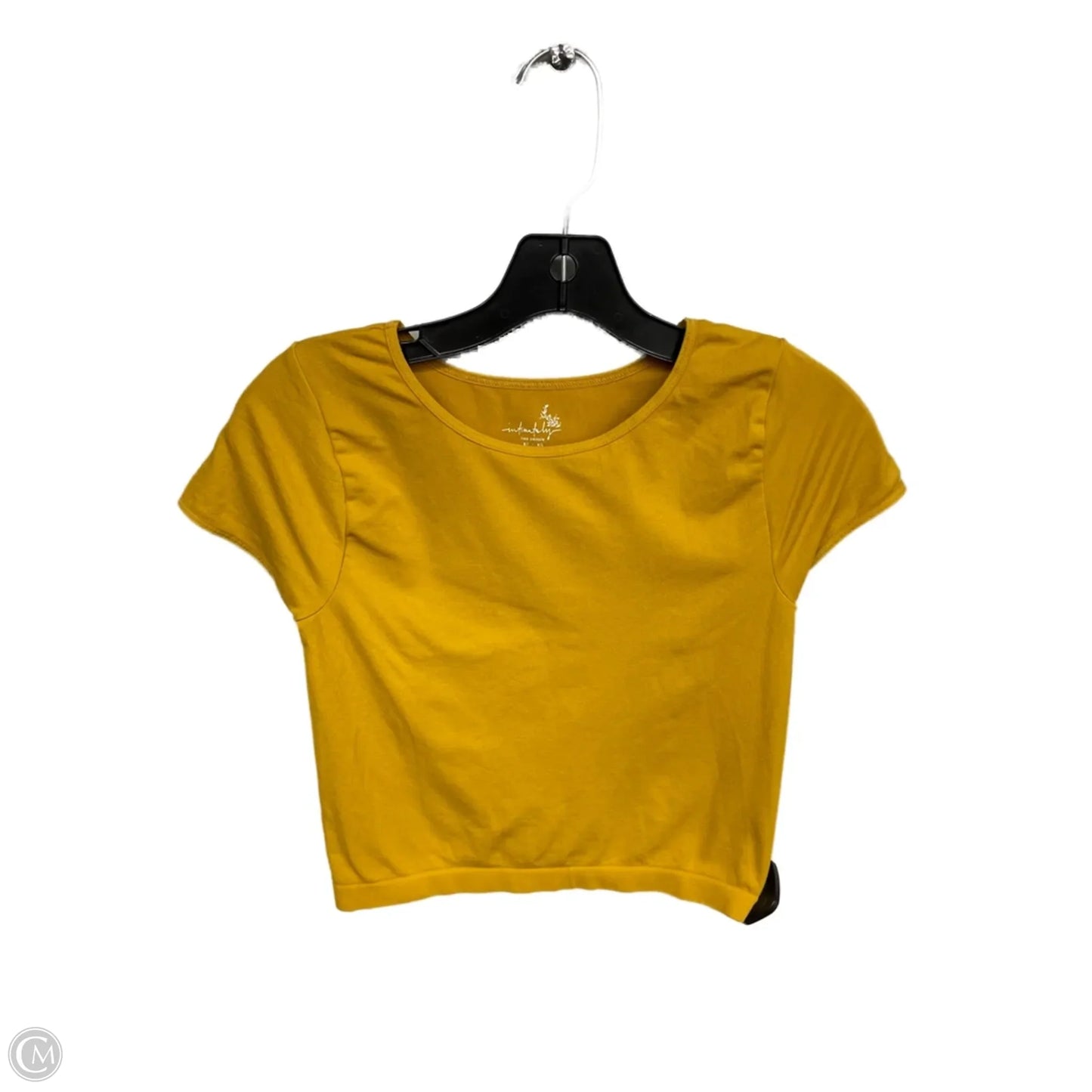 Top Short Sleeve By Free People In Yellow