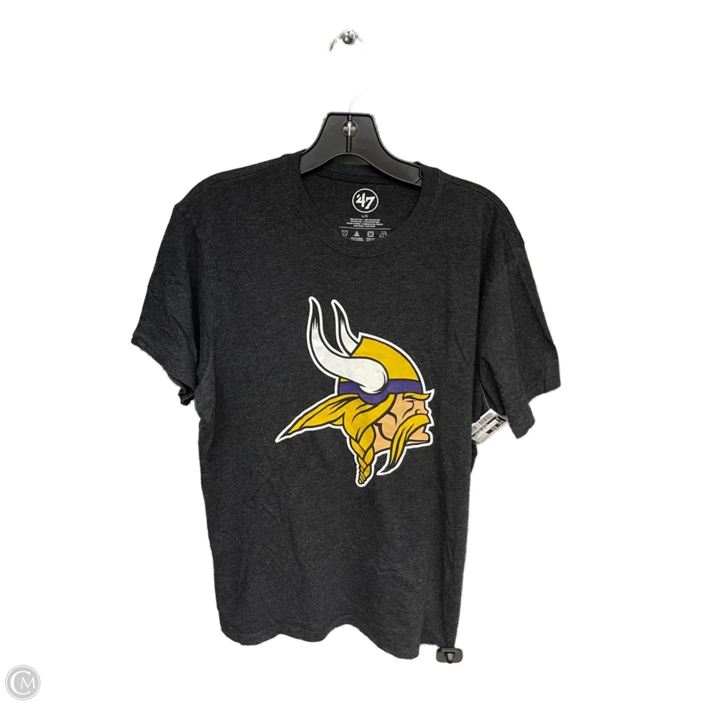 Athletic Top Short Sleeve By Clothes Mentor In Grey, Size: L