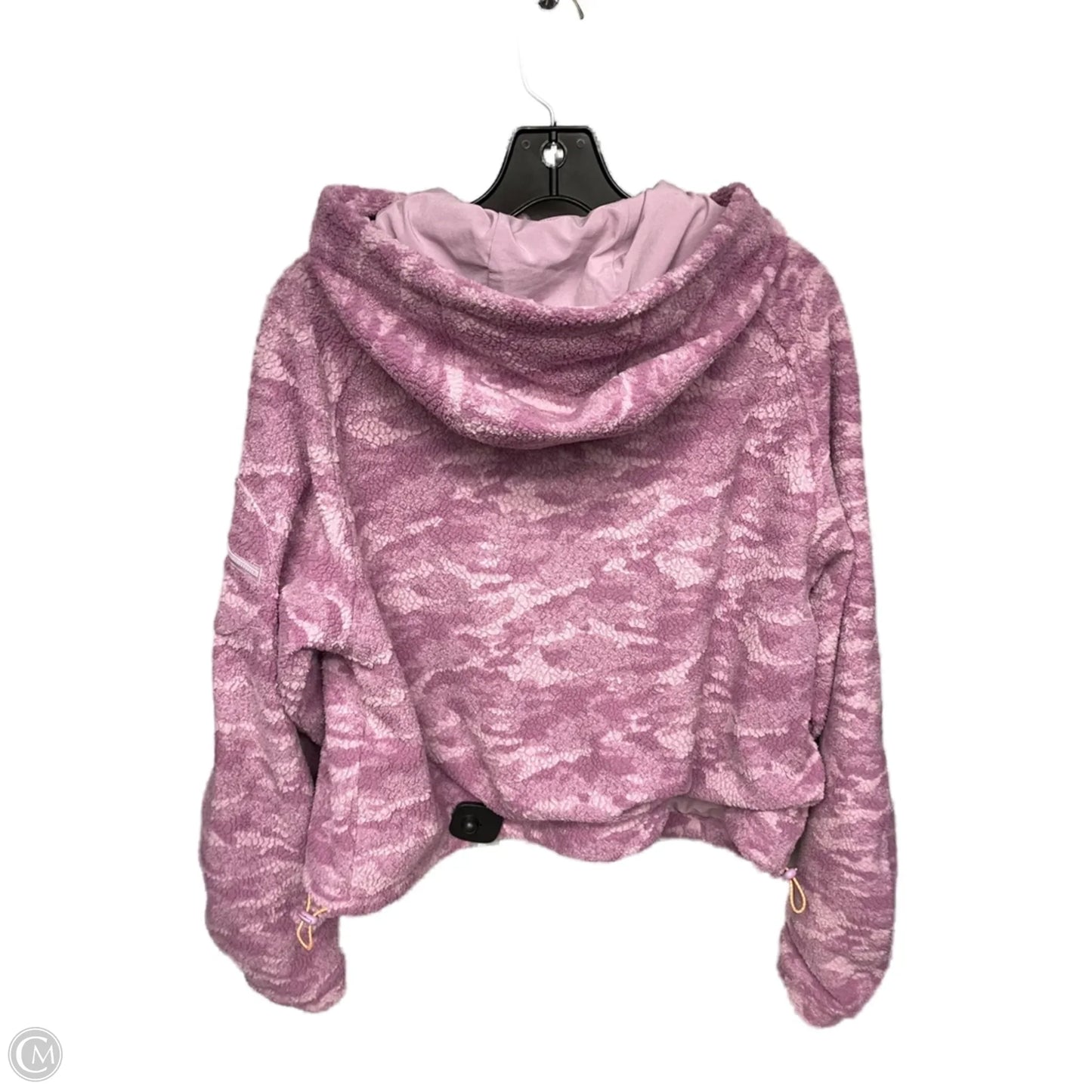 Sweatshirt Hoodie By Outdoor Voices In Pink, Size: L
