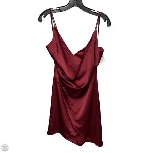 Dress Party Short By Clothes Mentor In Red, Size: L