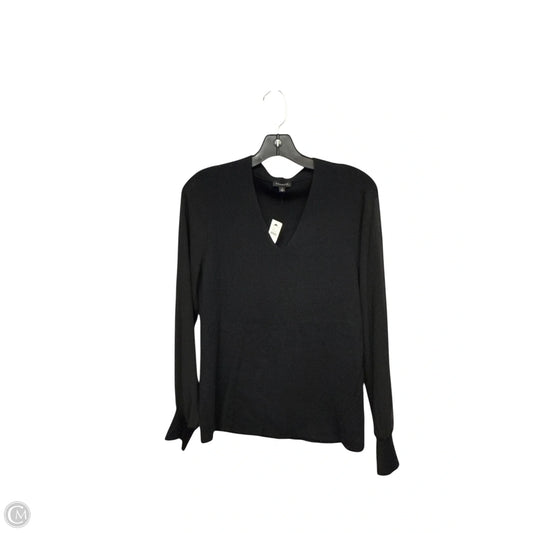 Top Long Sleeve By Talbots In Black, Size: S