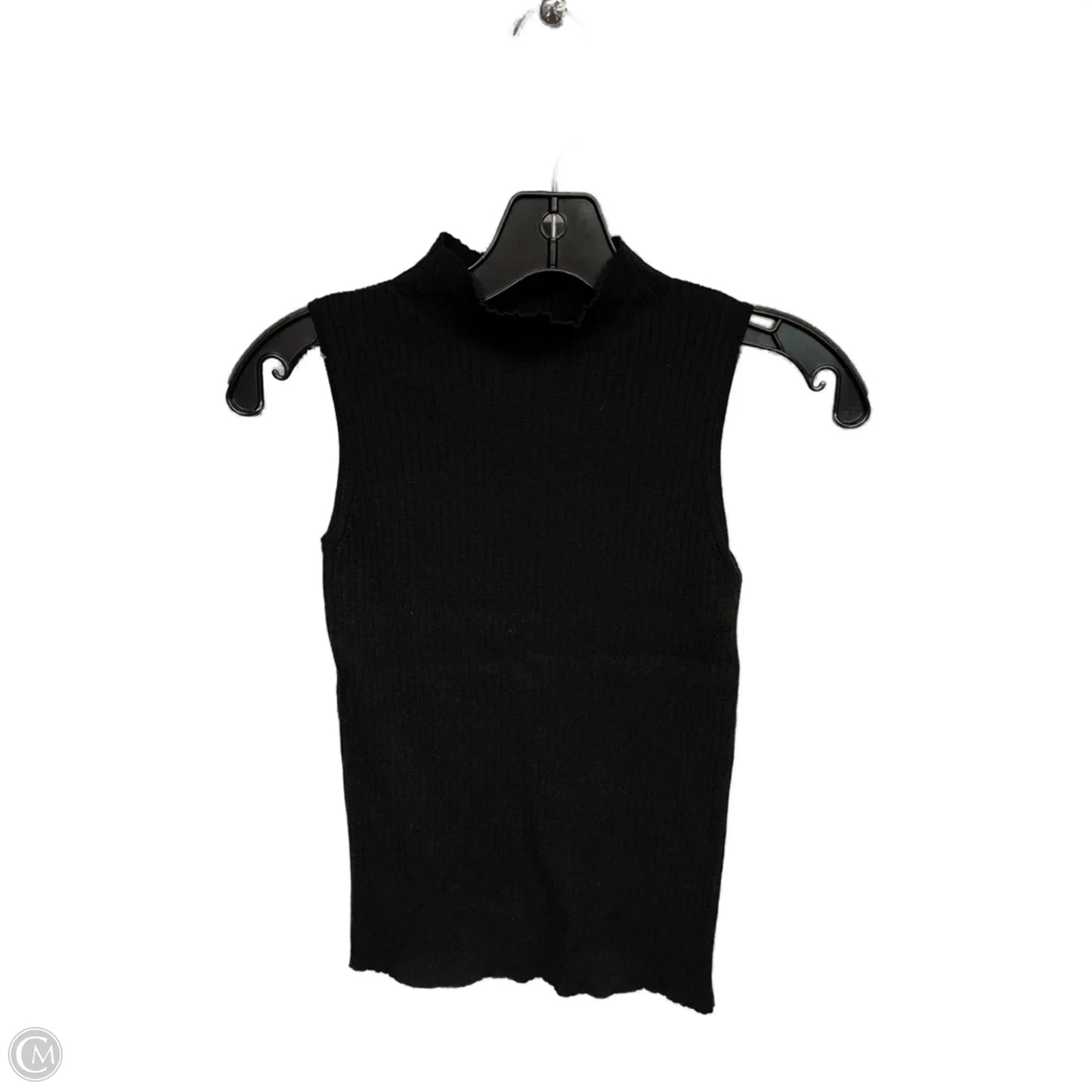 Top Sleeveless By Ann Taylor In Black, Size: Xsp
