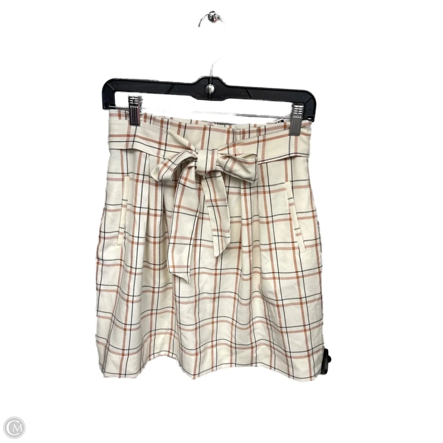 Skirt Midi By Potters Pot In Plaid Pattern, Size: S