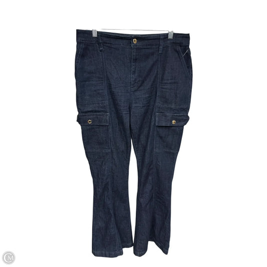 Jeans Boot Cut By Inc In Blue Denim, Size: 14