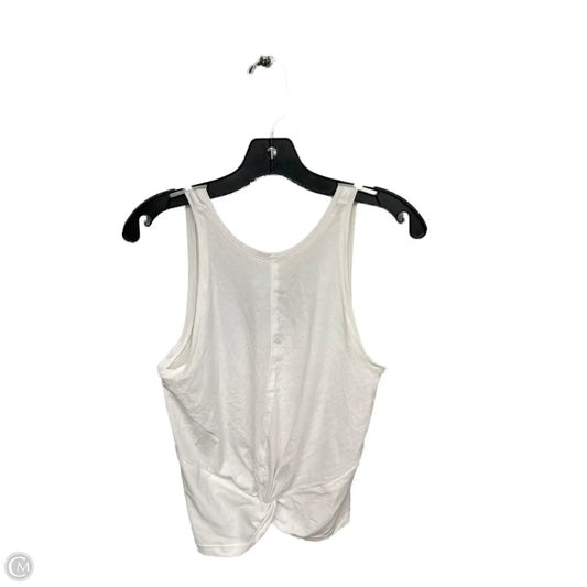 Athletic Tank Top By Athleta In White, Size: S