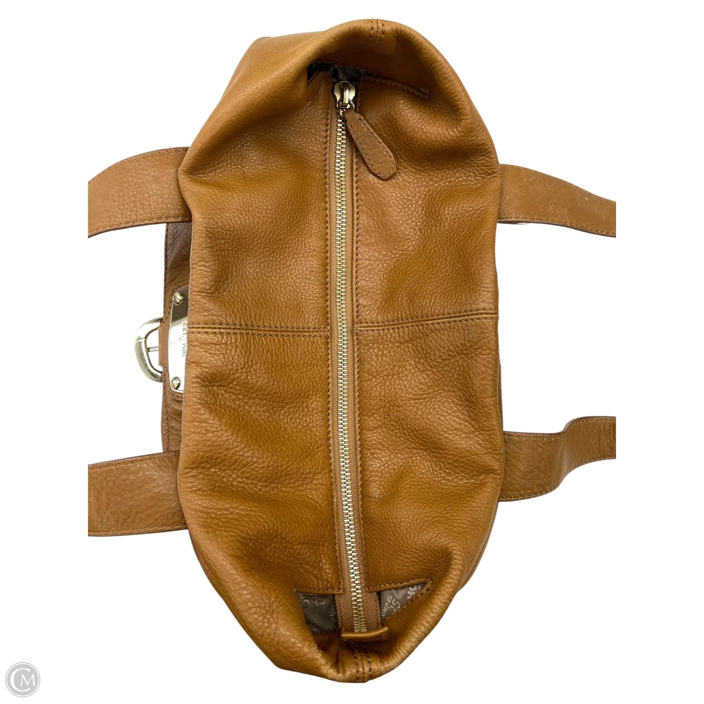 Handbag Leather By Michael By Michael Kors, Size: Medium