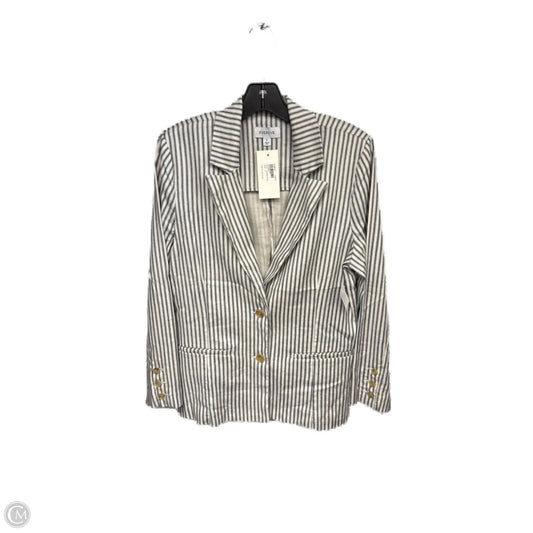 Blazer By Evereve In Blue & White