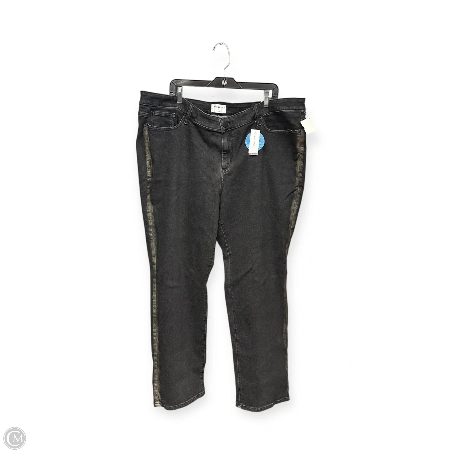 Jeans Straight By Lane Bryant In Black, Size: 3x