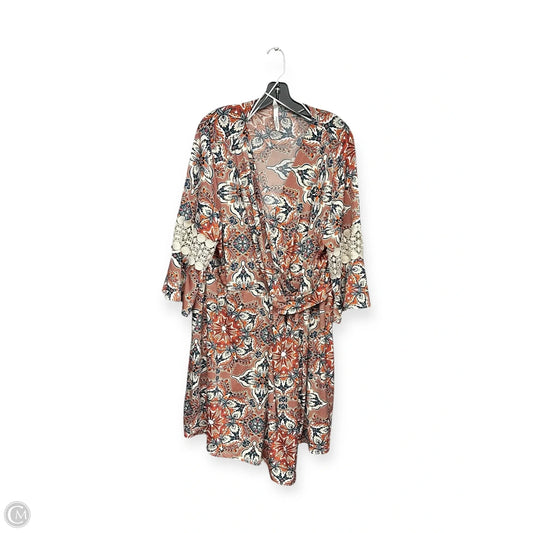 Dress Casual Midi By Ny Collection In Orange, Size: 3x