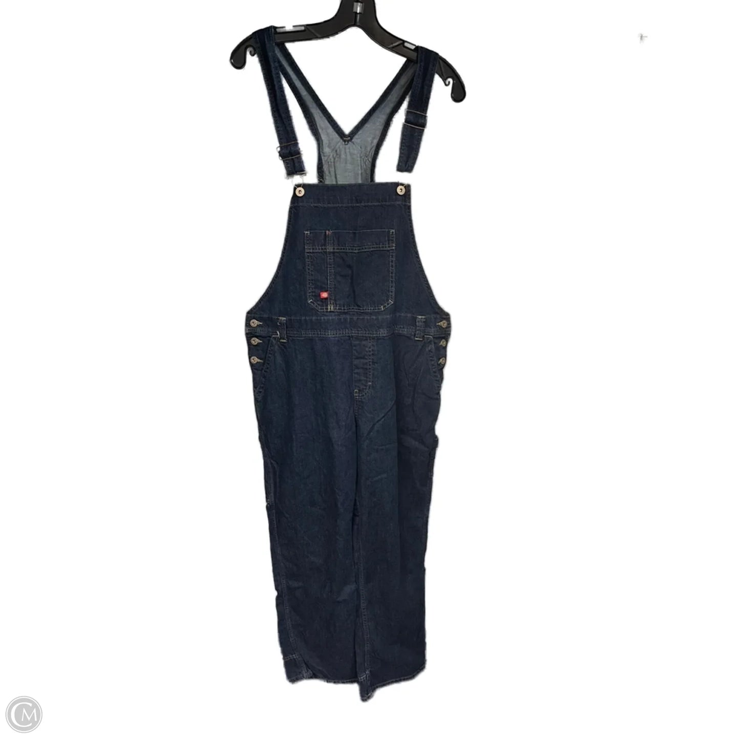 Overalls By Dickies In Blue Denim, Size: L