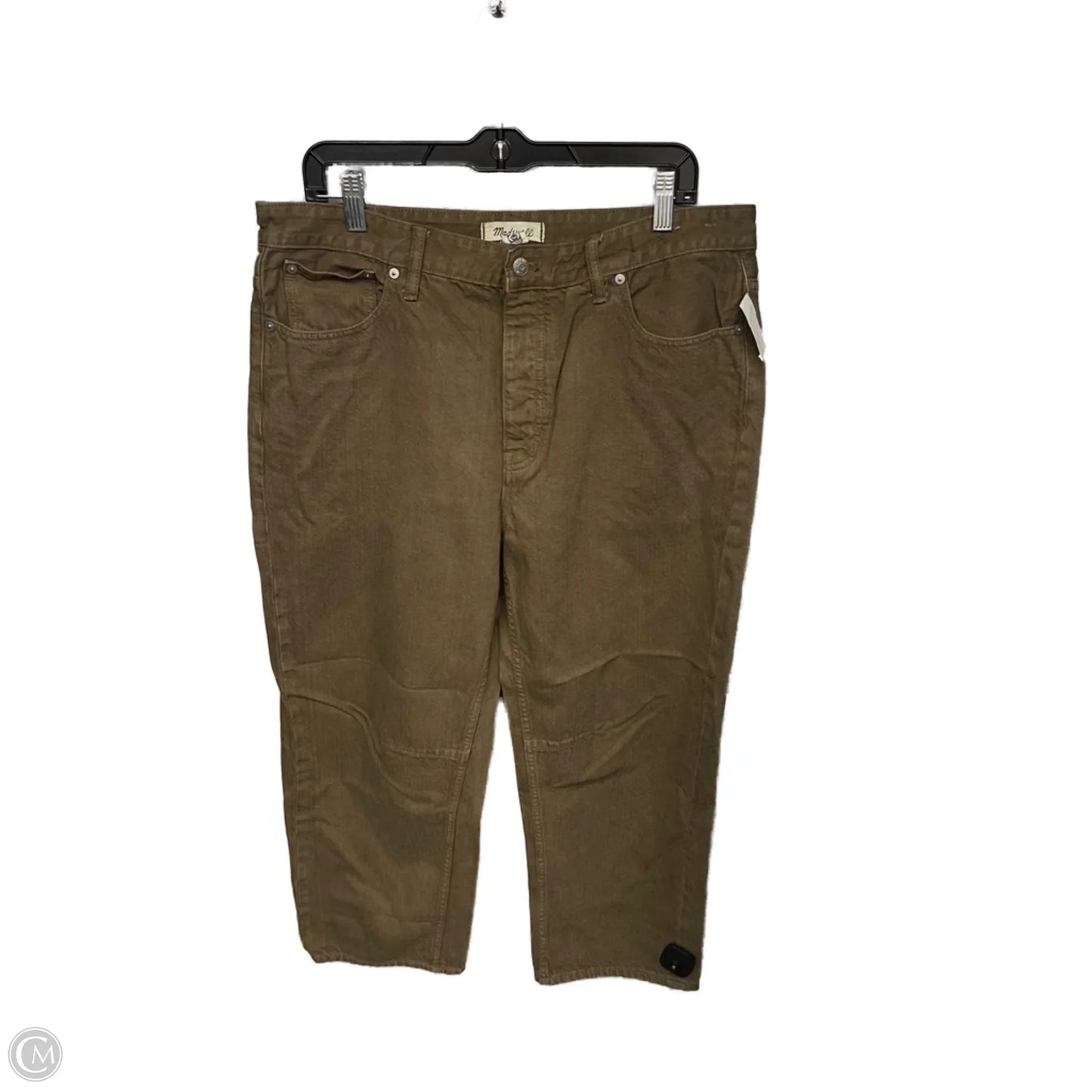 Jeans Straight By Madewell In Brown, Size: 12