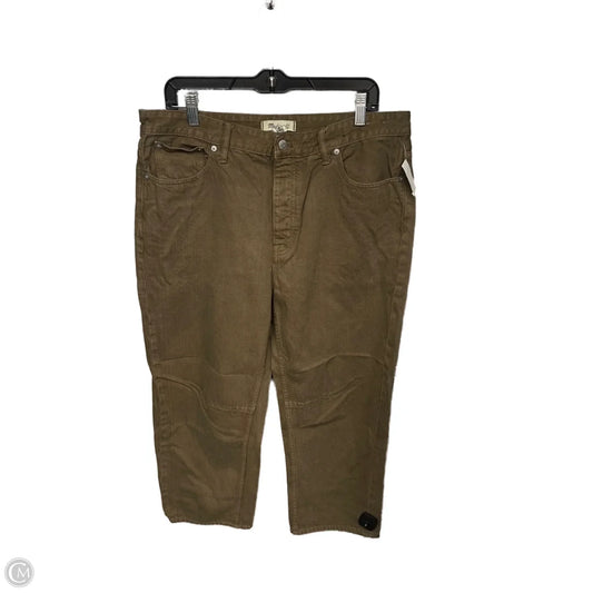 Jeans Straight By Madewell In Brown, Size: 12