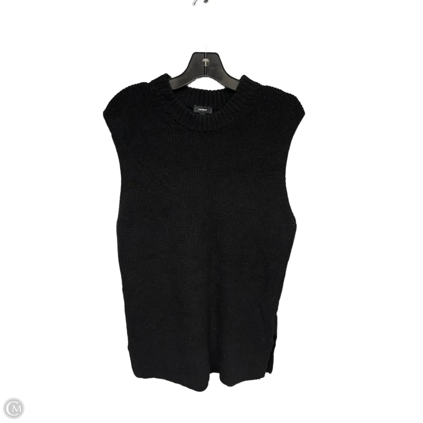 Top Sleeveless By Express In Black, Size: L