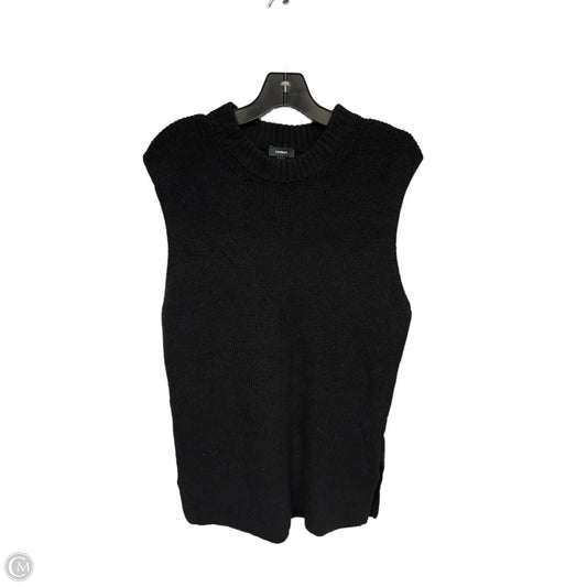 Top Sleeveless By Express In Black, Size: L