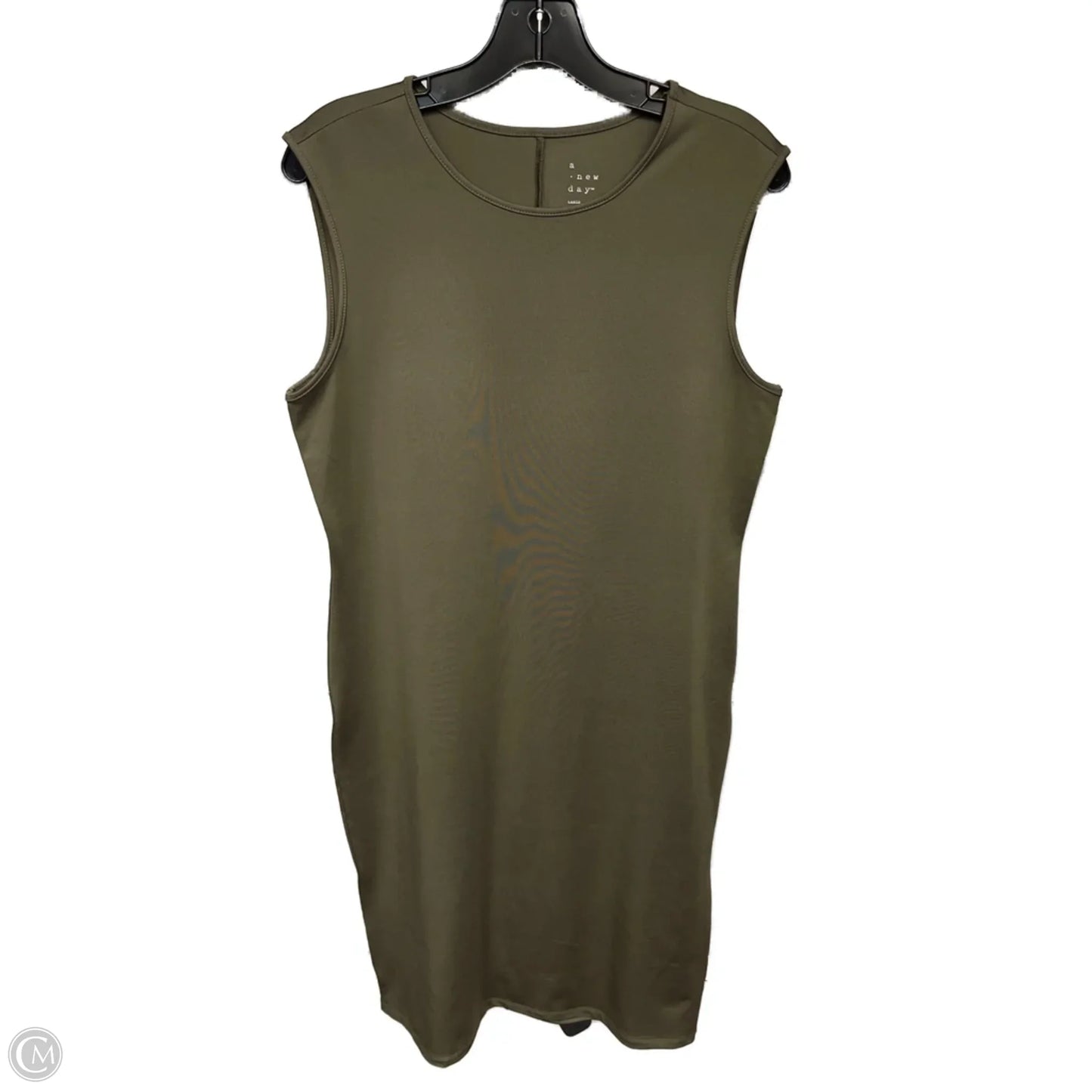 Dress Casual Midi By A New Day In Green, Size: L