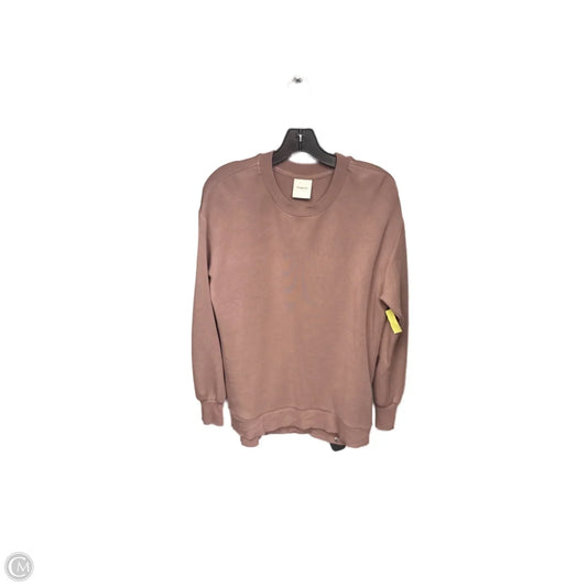 Athletic Sweatshirt Crewneck By Varley In Brown