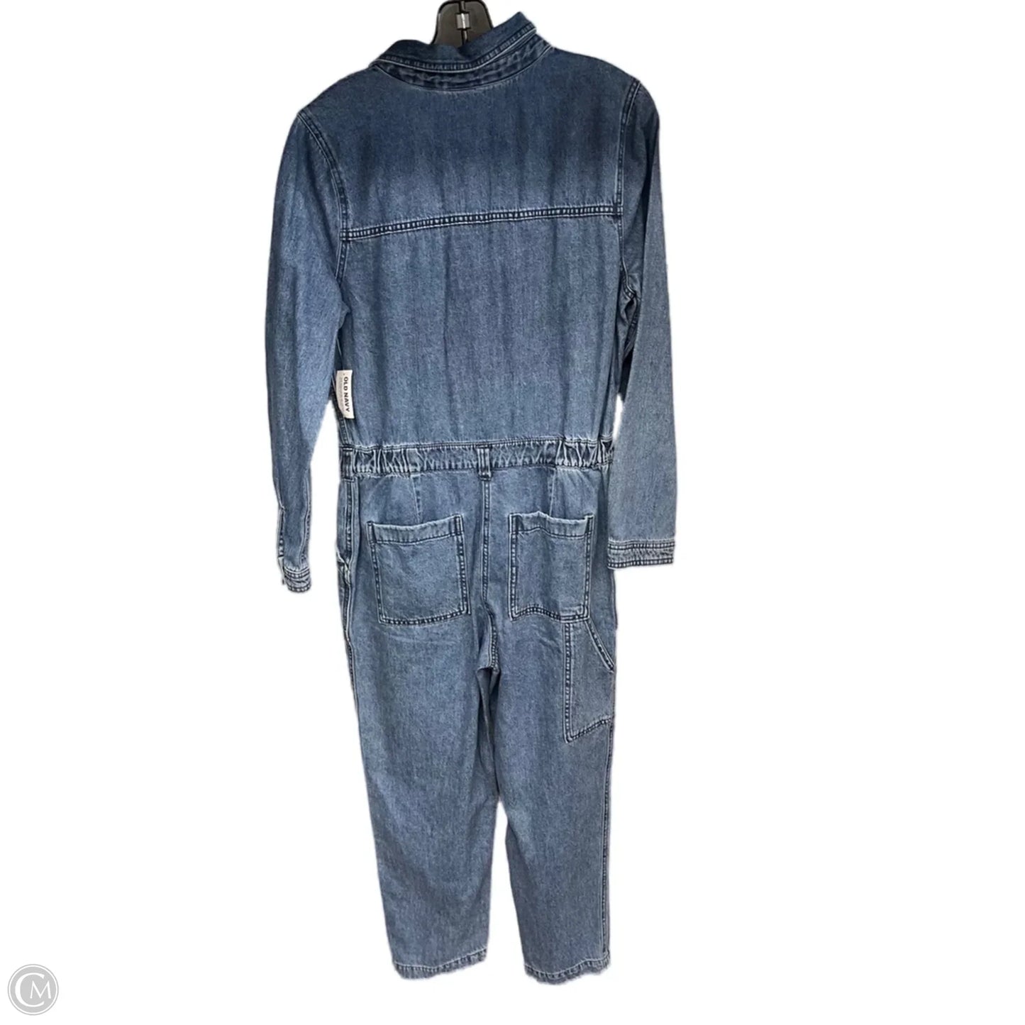 Jumpsuit By Old Navy In Blue Denim, Size: M