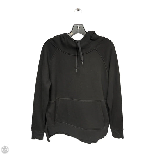 Sweatshirt Hoodie By Athleta In Black, Size: S