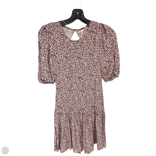 Dress Casual Short By Free People In Red & White, Size: Xs