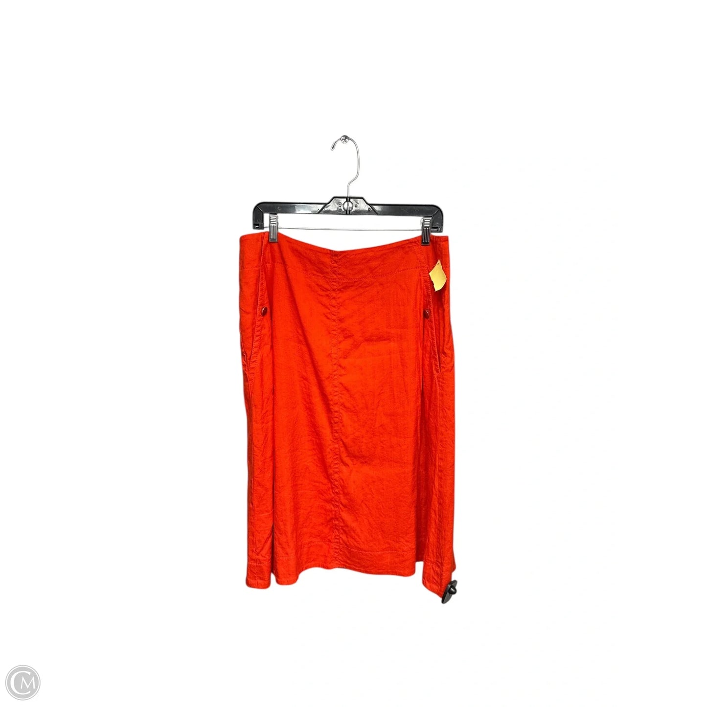 Skirt Midi By Ann Taylor In Orange, Size: 12