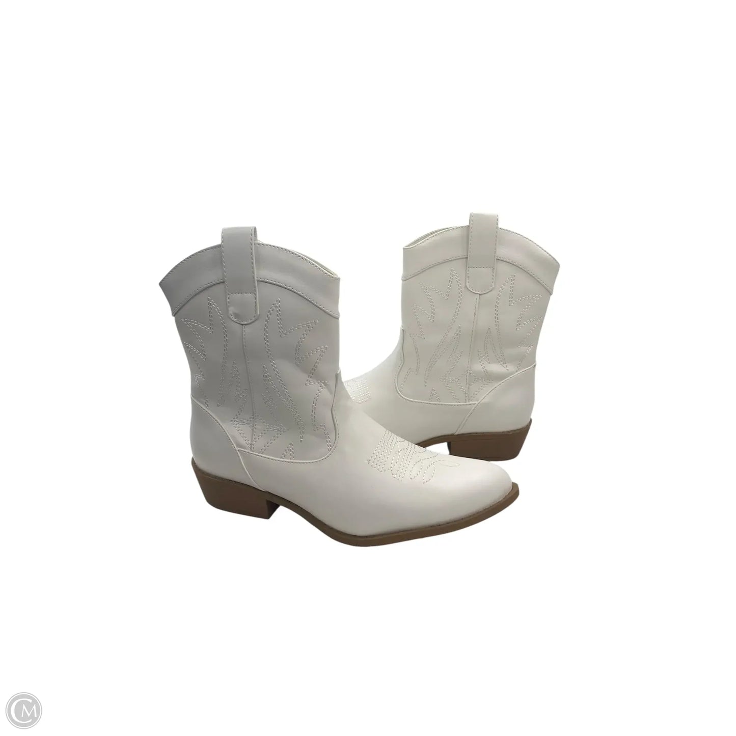 Boots Western By Pep Pep In White, Size: 9