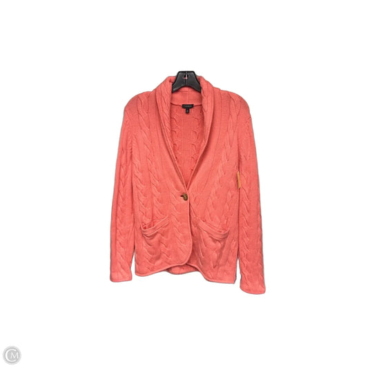 Cardigan By Talbots In Coral, Size: Xs