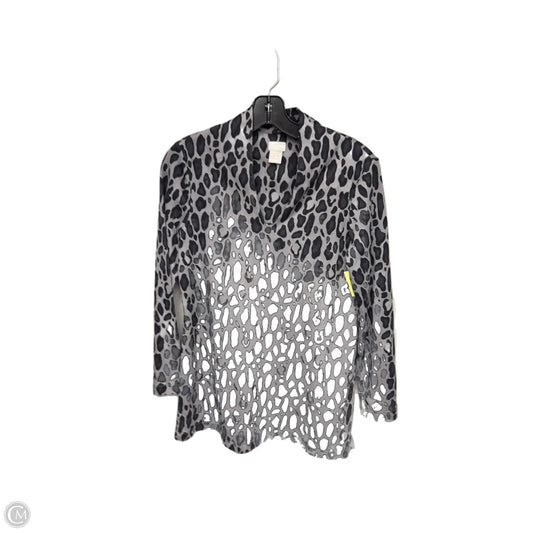 Tunic Long Sleeve By Chicos In Grey, Size: Xs