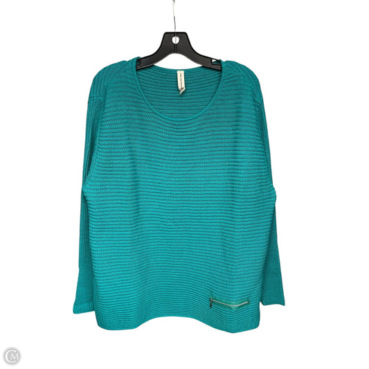 Sweater By Clothes Mentor In Teal, Size: 3x