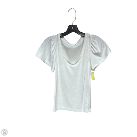 Top Short Sleeve By Gap In White, Size: Xs