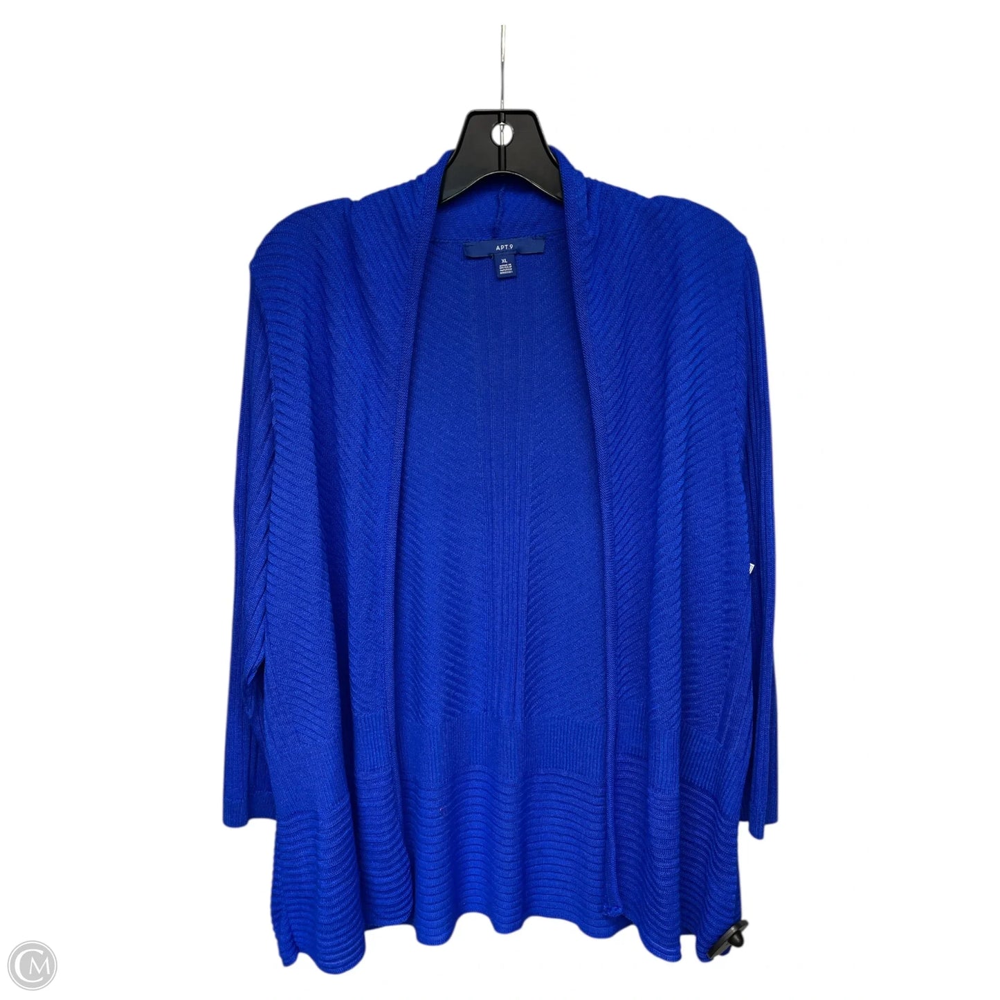 Cardigan By Apt 9 In Blue, Size: Xl