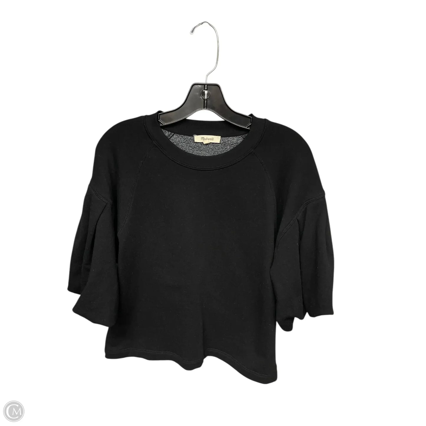 Top Short Sleeve By Madewell In Black, Size: M