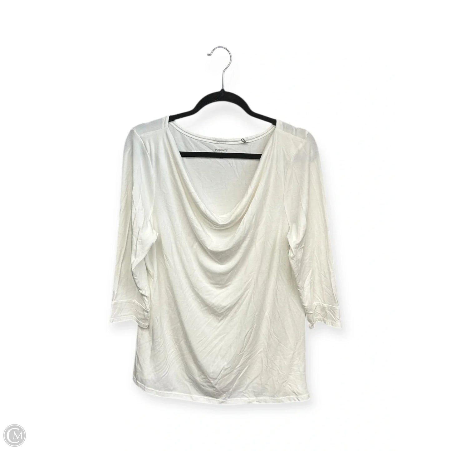 Top 3/4 Sleeve By Toad & Co In White, Size: Xl
