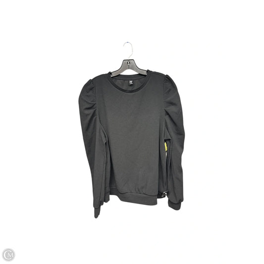 Top Long Sleeve By Shein In Black, Size: 2x
