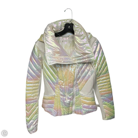 Jacket Puffer & Quilted By Blank Noir In Ivory, Size: M