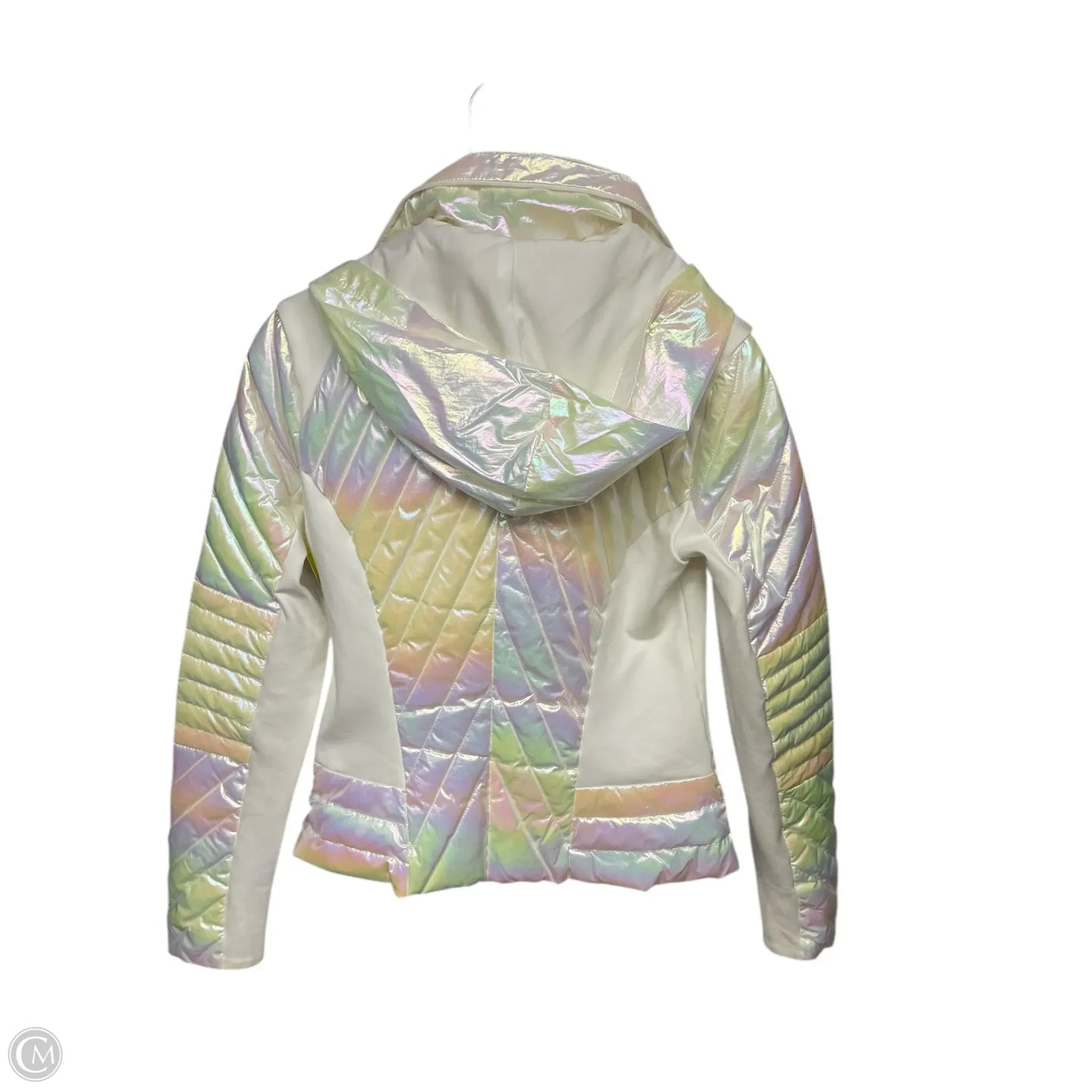 Jacket Puffer & Quilted By Blank Noir In Ivory, Size: M