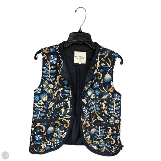 Vest Puffer & Quilted By Bagatelle In Blue, Size: Xs