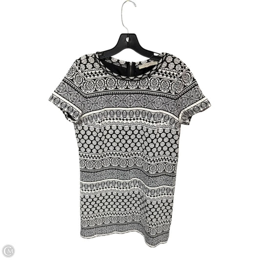 Dress Casual Midi By Loft In Black & White, Size: M